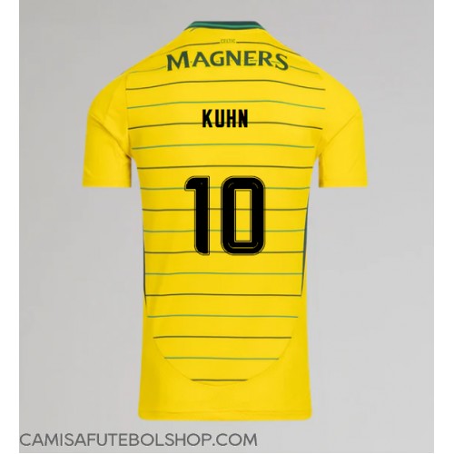 Camisa de time de futebol Celtic Nicolas Kuhn #10 Replicas 2º Equipamento 2024-25 Manga Curta